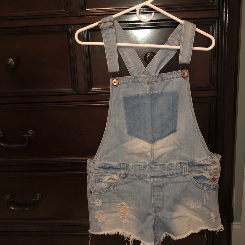 Denim Overalls